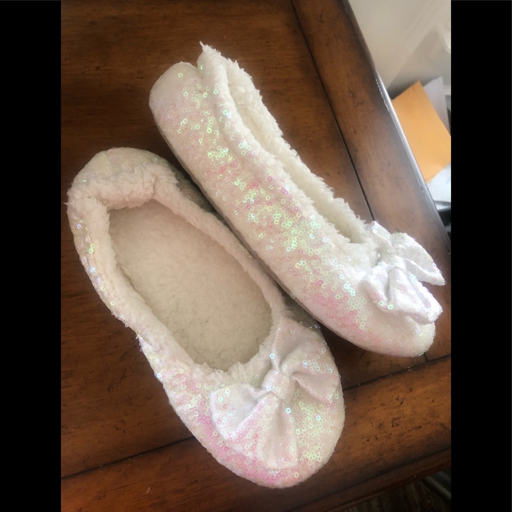 Northern Lights Twinkle Aurora B Sequin Slippers